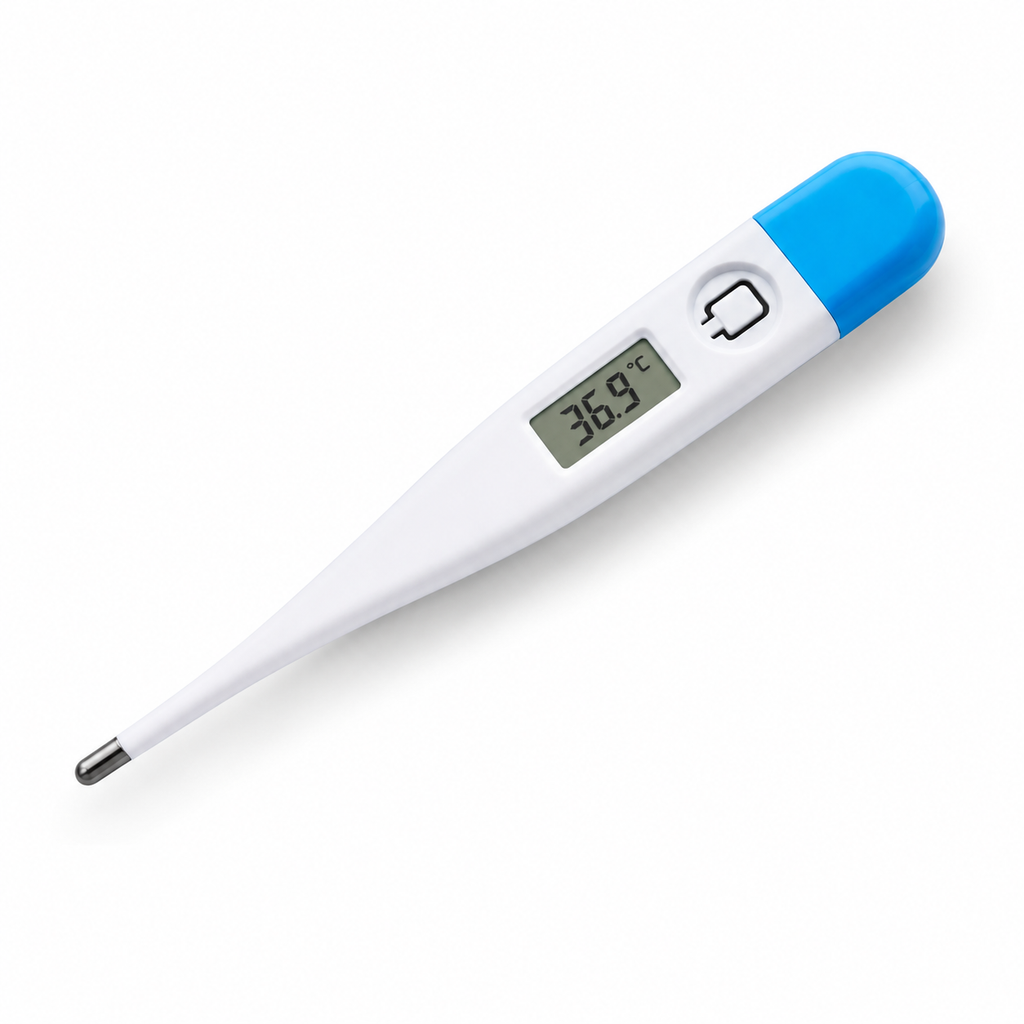 Termómetro Digital de Axila para Bebé - Medición Rápida en 8 Segundos con Alarma de Fiebre